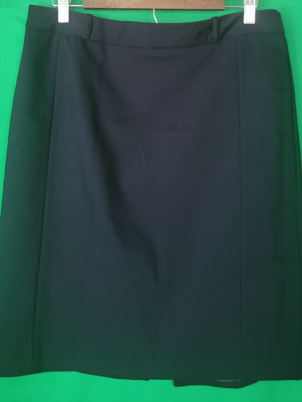 Covington Black A-Line Skirt Womens Size 14 Stretchy Suit Dress Career Suit